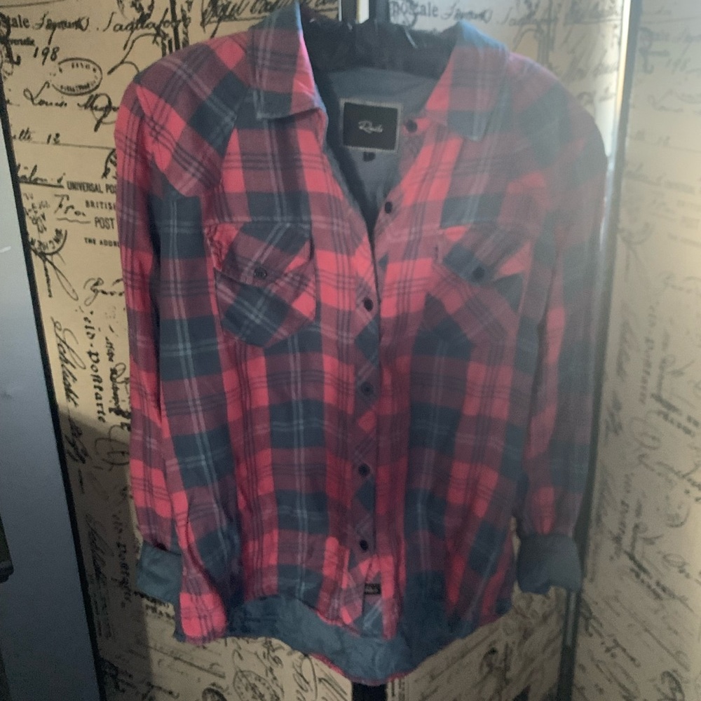 RAILS| Hunter Shirt| Red and Blue Plaid| Soft| Womens Large